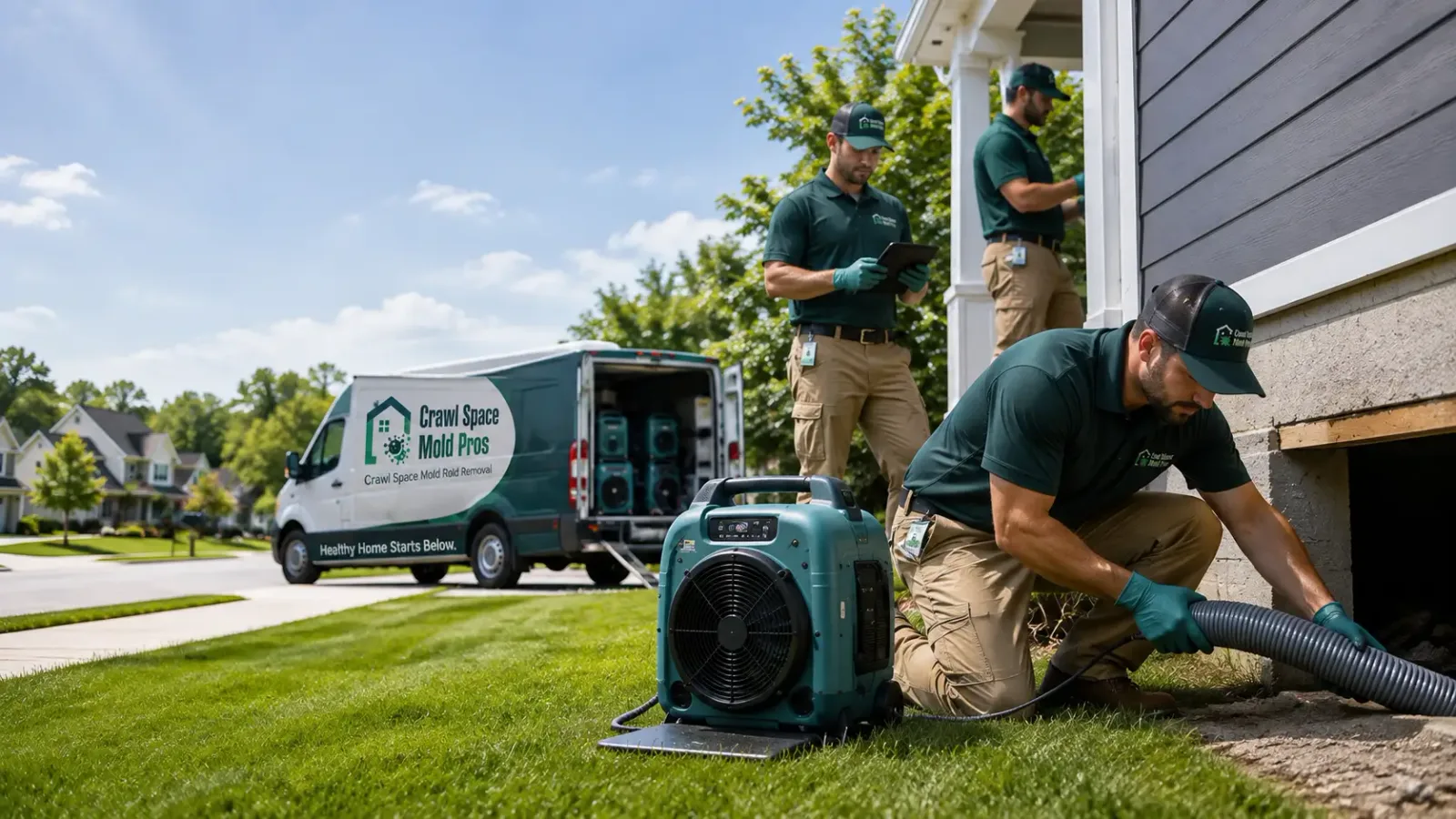 Crawl Space Mold Removal in Cleveland, VA